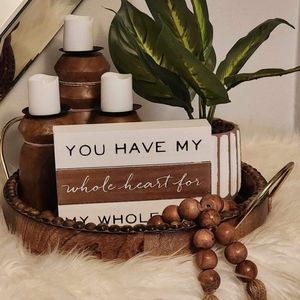 Wood Lovers Tray Set